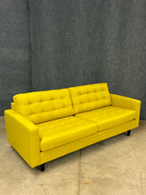 Load image into Gallery viewer, Mid-Century Style Modern Yellow Sofa