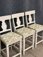 Load image into Gallery viewer, Set of 3 Pier 1 Imports Cottage Style Counter Stools