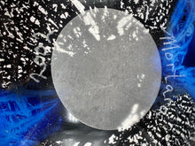 Load image into Gallery viewer, Blue Glass Abstract Black Vase