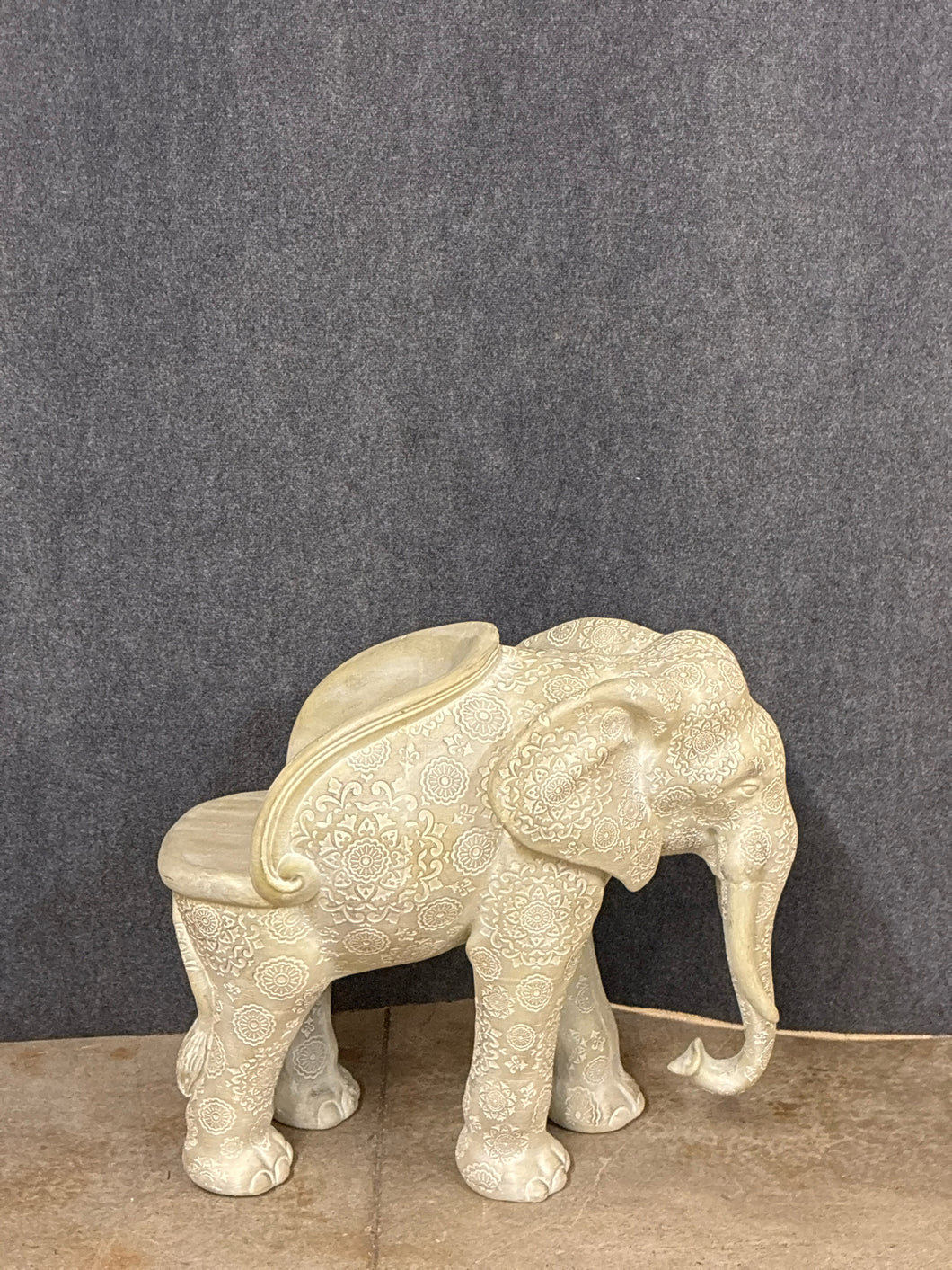 Large Decorative Elephant Garden Stool/Stand