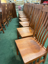 Load image into Gallery viewer, Custom Cherry Dining Table with 20 Chairs, 3 Leaf Extensions