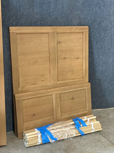 Pottery Barn Kids Tucker Twin Bed in Smoked Oak finish