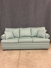 Load image into Gallery viewer, Ethan Allen Seafoam Upholstered Sofa