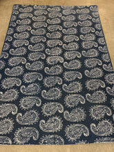 Load image into Gallery viewer, Blue Paisley Area Rug