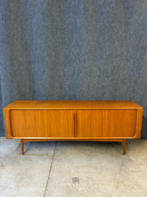 Load image into Gallery viewer, Bernhard Pedersen &amp; Son Danish Modern Tambour-Door Sideboard