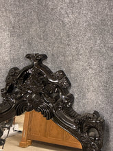 Load image into Gallery viewer, Ornate Black Baroque Style Wall Mirror