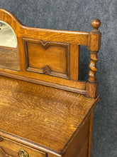 Load image into Gallery viewer, Vintage Solid Oak Server Cabinet
