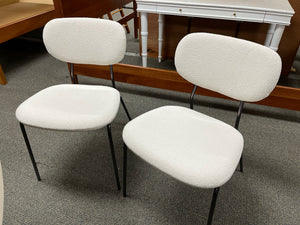 *NEW* Pair Castlery Winslow Performance Bouclé Dining Chairs