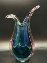 Load image into Gallery viewer, Murano Glass Multi-Color Vase
