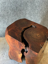 Load image into Gallery viewer, Solid Root Wood Live Edge Side Table