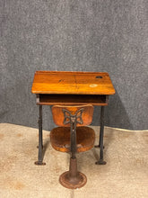 Load image into Gallery viewer, Antique Child's Desk With Chair