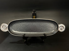 Load image into Gallery viewer, Charcoal Aluminum 1 Piece Oval Platter/Tray