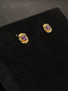 Gold Pierced Earrings