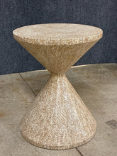 Load image into Gallery viewer, Gabby Home Textured Resin Drum Table