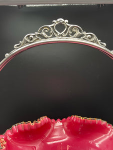 Glass Antique Pink Bowl