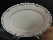 Load image into Gallery viewer, Imperial Blue Trim Floral 12 Piece Dinnerware set