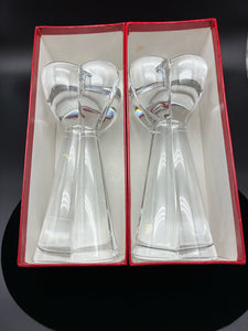 2 Piece Baccarat Crystal Candle/Candleholder