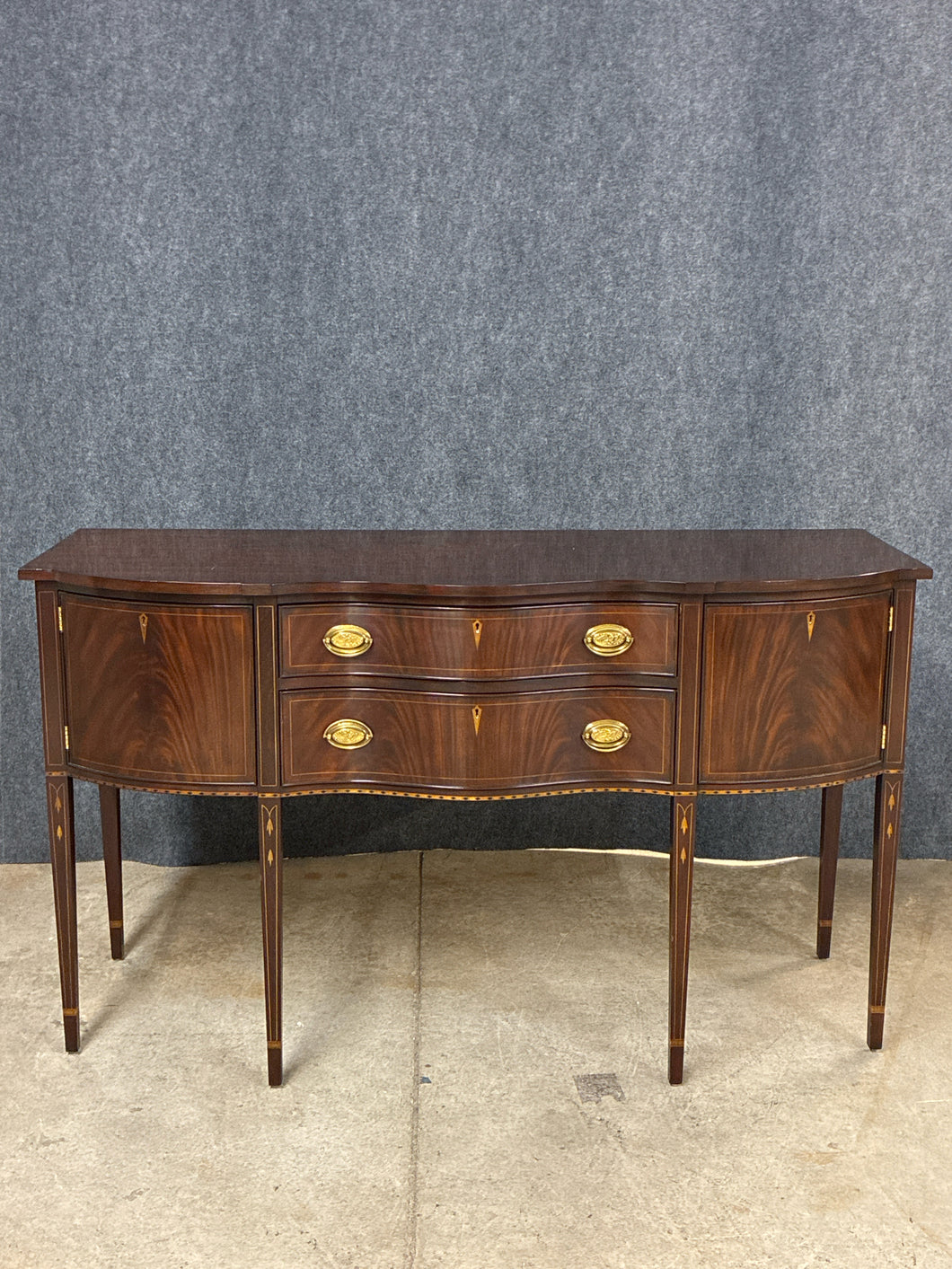 Henkel Harris Federal Style Flame Mahogany Sideboard