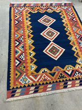 Load image into Gallery viewer, Persian Qashqa'i Handwoven Wool Kilim Rug