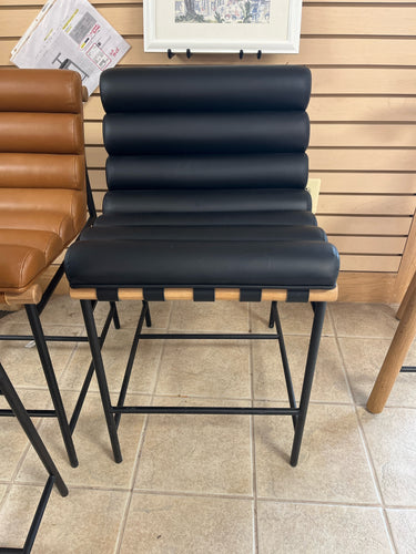 *NEW* Denver Modern Vail Leather Counter Stool (Multiple Quantities)