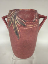 Load image into Gallery viewer, Rose Roseville Pottery Floral Vase