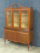 Load image into Gallery viewer, La Permanente Mobili Cantù Italian Mahogany Display Cabinet