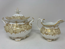 Load image into Gallery viewer, Coalport Bone China Gold Trim White 10 Piece Leaf Tea/Coffee Set