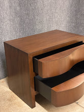 Load image into Gallery viewer, Mid-Century Modern Style 2-Drawer Nightstand