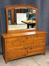 Load image into Gallery viewer, Thomasville Impressions Pine Dresser with Mirror