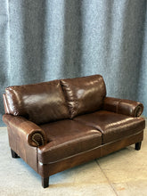 Load image into Gallery viewer, Italian Leather Loveseat