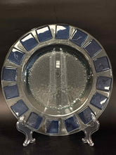 Load image into Gallery viewer, Villeroy &amp; Boch Clear Glass Blue 1 Piece Round Platter/Tray