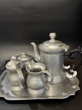 Load image into Gallery viewer, Wilton Pewter 8 Piece Vintage Tea/Coffee Set