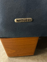 Load image into Gallery viewer, Natuzzi Blue Microfiber Sofa