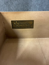 Load image into Gallery viewer, French Heritage Glass Top Nightstand/Side Chest With Glass Top