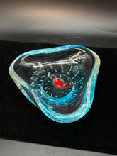 Load image into Gallery viewer, Murano Glass Turquoise Trinket dish