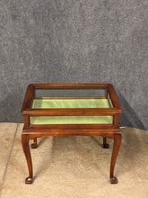 Load image into Gallery viewer, Glass-Top Curio Display Table