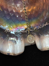 Load image into Gallery viewer, Fenton Glass Vintage Floral Pink Bell