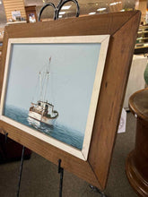 Load image into Gallery viewer, Coastal Blue 1 Piece Framed Art
