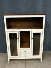 Load image into Gallery viewer, Amish Made Cottage Style Display Cabinet with Drawers