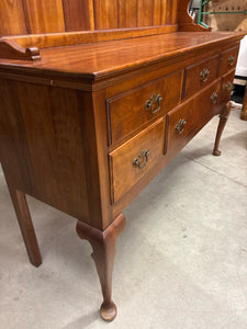 L. & J.G. Stickley Cherry Sideboard With Hutch Top