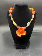 Load image into Gallery viewer, Sterling Silver Beaded Necklace