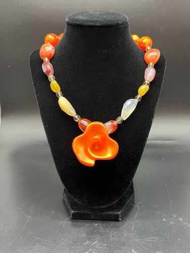 Sterling Silver Beaded Necklace