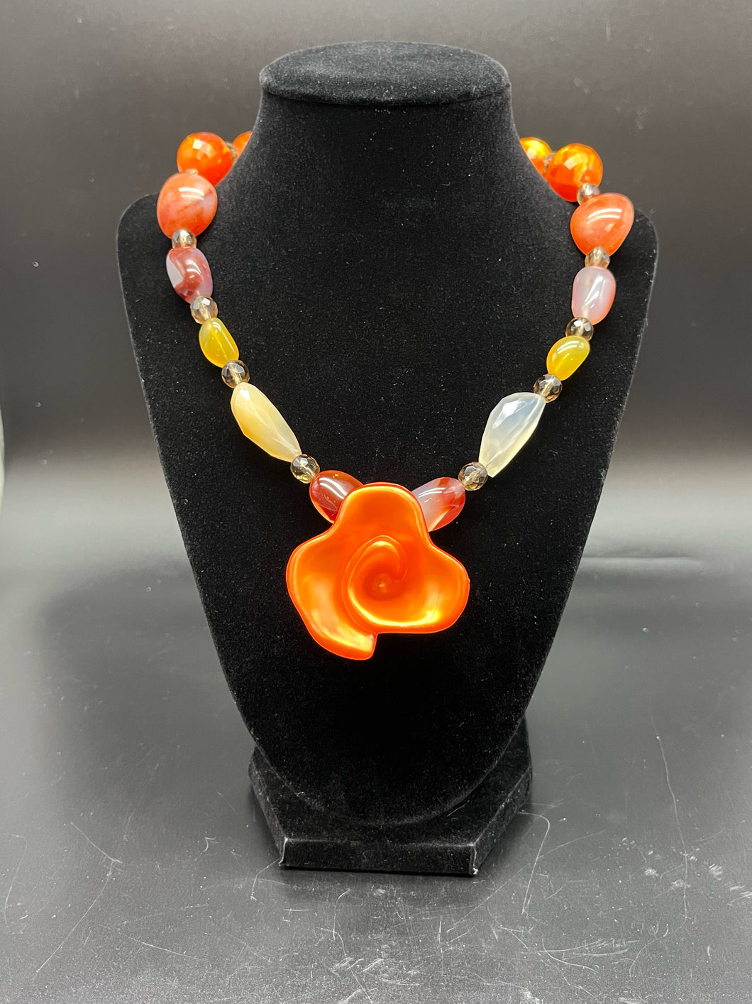 Sterling Silver Beaded Necklace