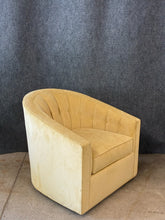 Load image into Gallery viewer, Ethan Allen Tufted Swivel Tub Chair