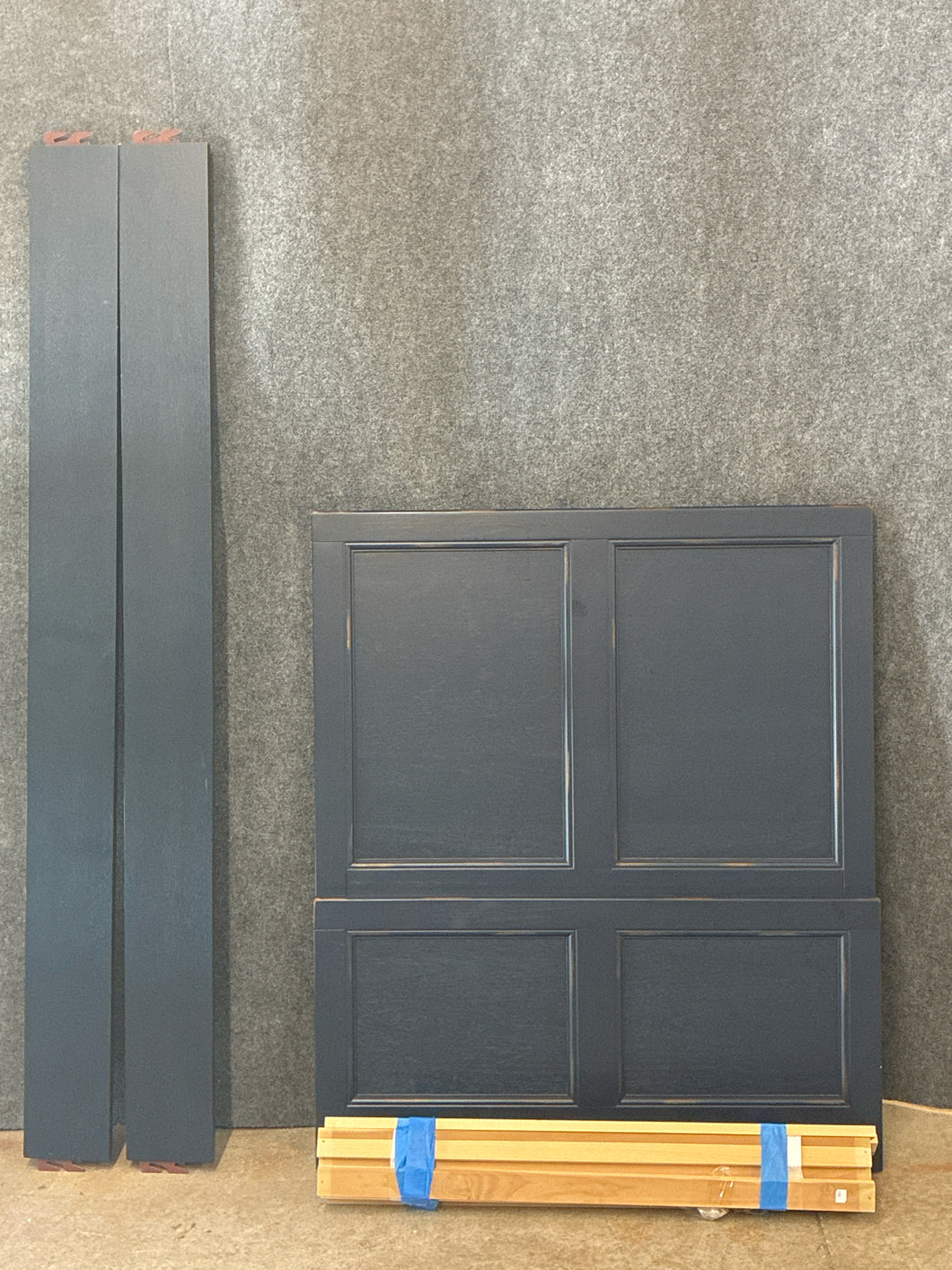 Pottery Barn Kids Tucker Twin Bed in Navy