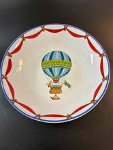 Load image into Gallery viewer, Tiffany &amp; Co Blue Trim Ceramic 3 Piece White Print Bowls