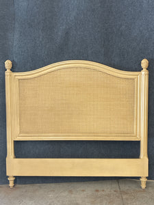 French Provincial Style Queen Cane Back Headboard