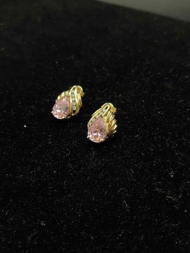 Gold Diamond Earrings