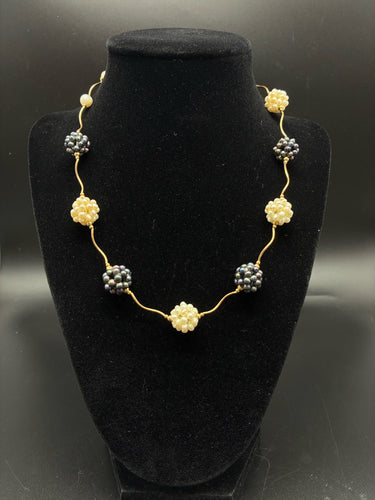 Gold Pearl Necklace