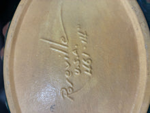 Load image into Gallery viewer, Roseville Pottery Floral Green Bowl